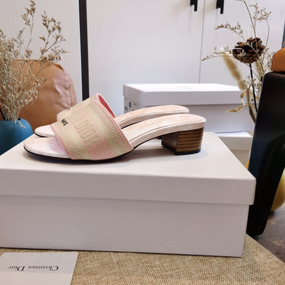Christian Dior Dway Heeled Slide for women