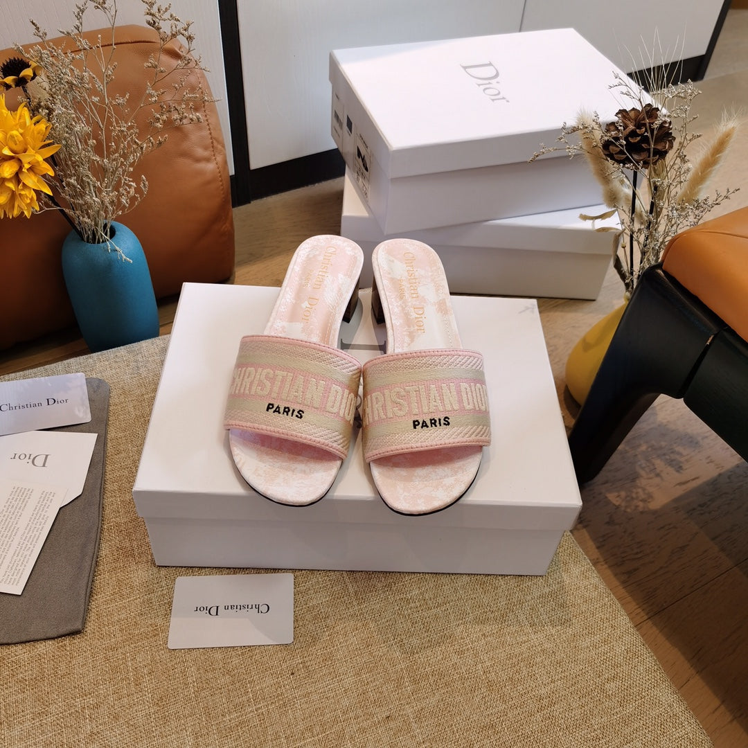 Christian Dior Dway Heeled Slide for women