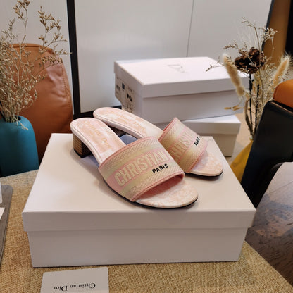 Christian Dior Dway Heeled Slide for women