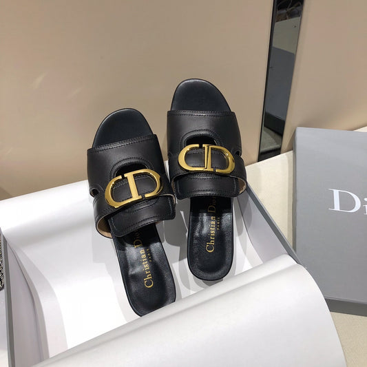Dior Montaigne sandals Black for women